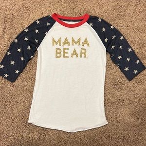 Mama Bear Star Raglan